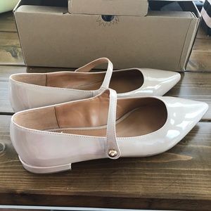 J Crew Patent Mary Jane Flats